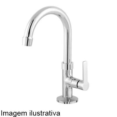 TORNEIRA IMPER. CRISTAL/ROSE P/MESA 2296 C55
