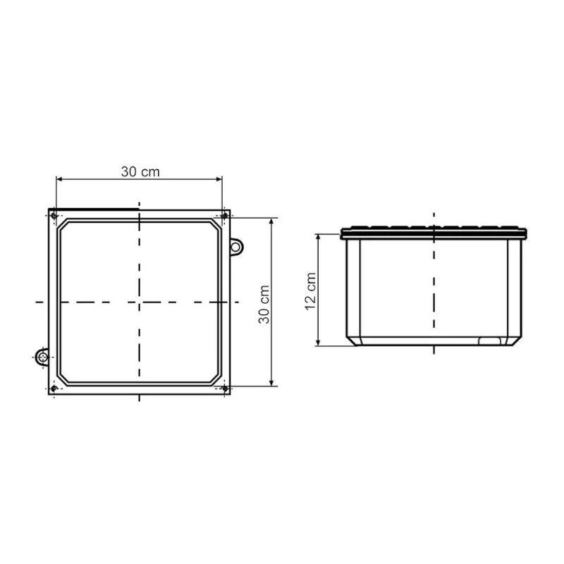 CX DE PASSAGEM 30X30CM TRAMONTINA 56123/004 - Image 2