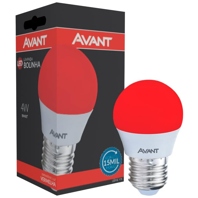 LAMPADA LED 4W VERMELHA AVANT - Image 2